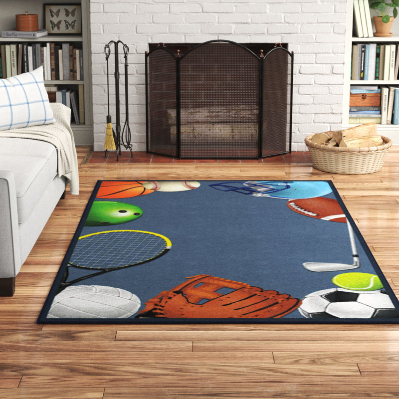 Sports Rug For Kids Room L8vweqlhetqtcm They clean up with just